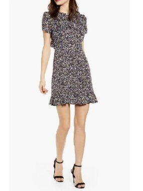 Leith Ruffle Open Back Minidress